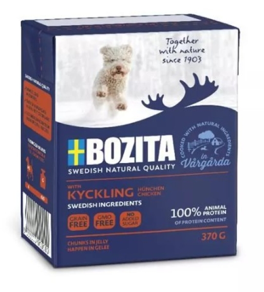 Bozita Dog Happen in Gelee Hühnchen 370g